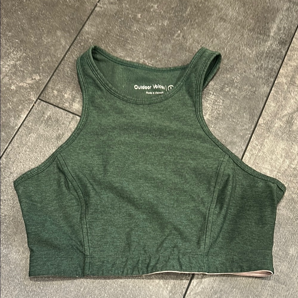 Outdoor Voices Forest Green Tank Top